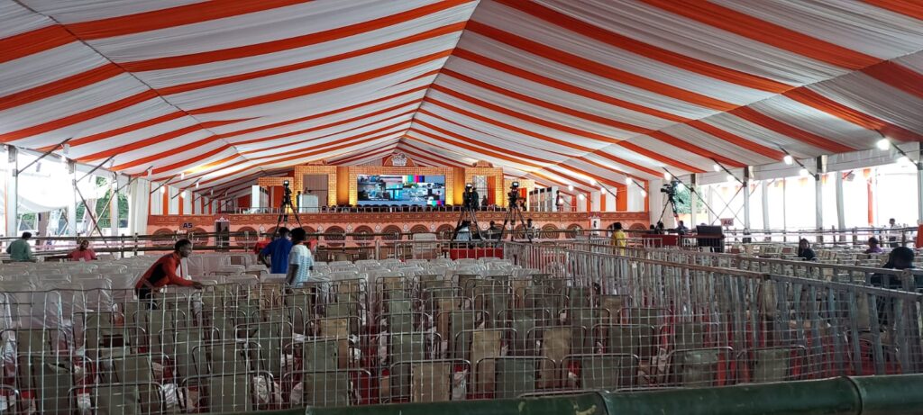 Preparations for PM Modi's Odisha Visit