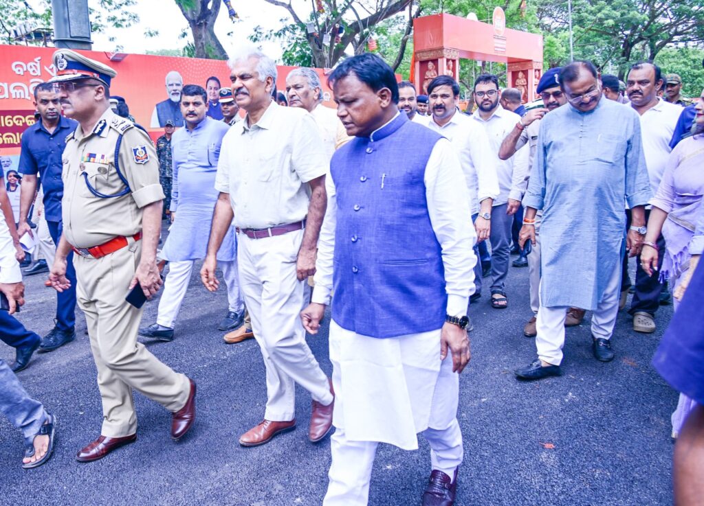 Preparations for PM Modi's Odisha Visit